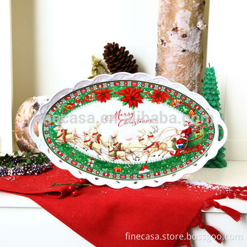 3 Pieces New Bone China Christmas Coffee Serving Set